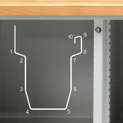 jusqu'à 10 plis pour plus de rigidité
