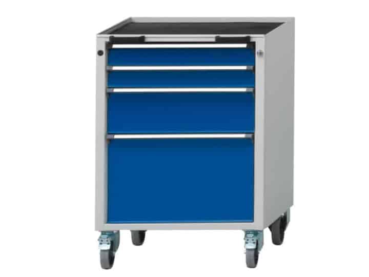 caisson à tiroirs avec roulettes