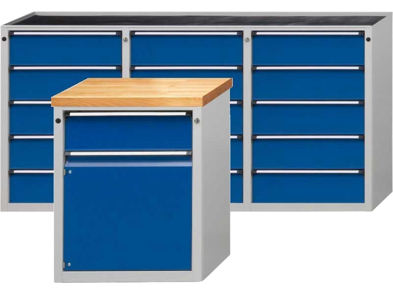 Commode industrielle en m&eacute;tal