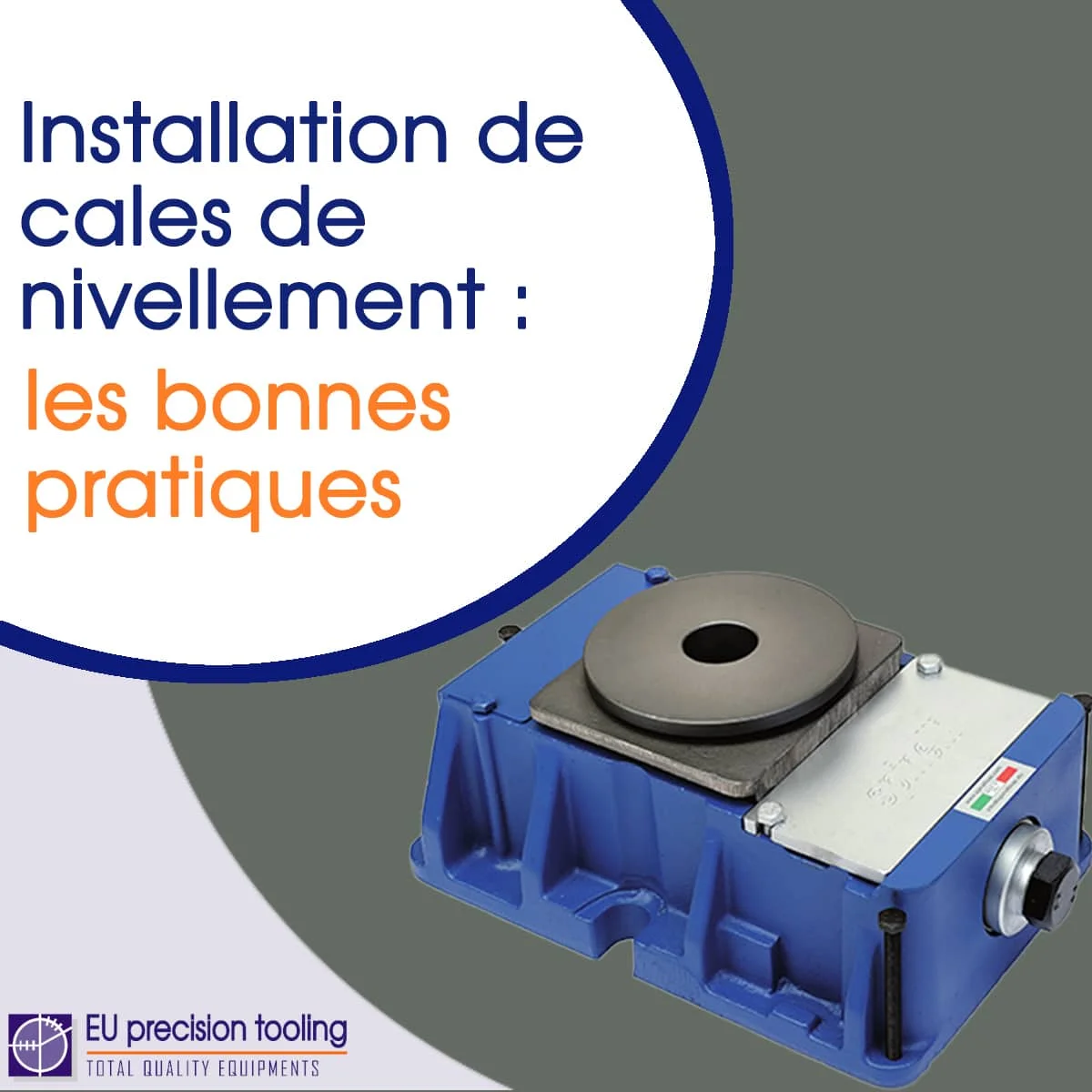 Installation de cales de nivellement