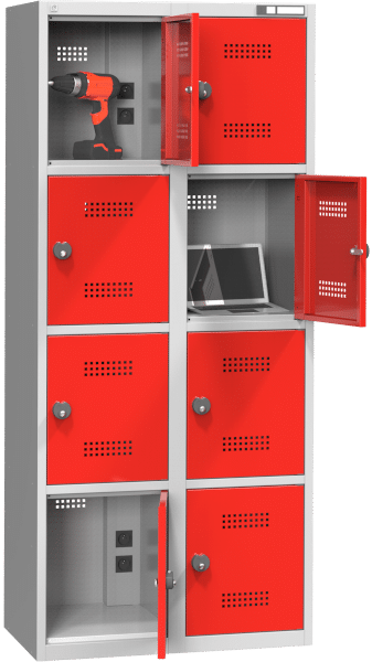 PCZ Casiers rouges de recharge pour electro-portatif