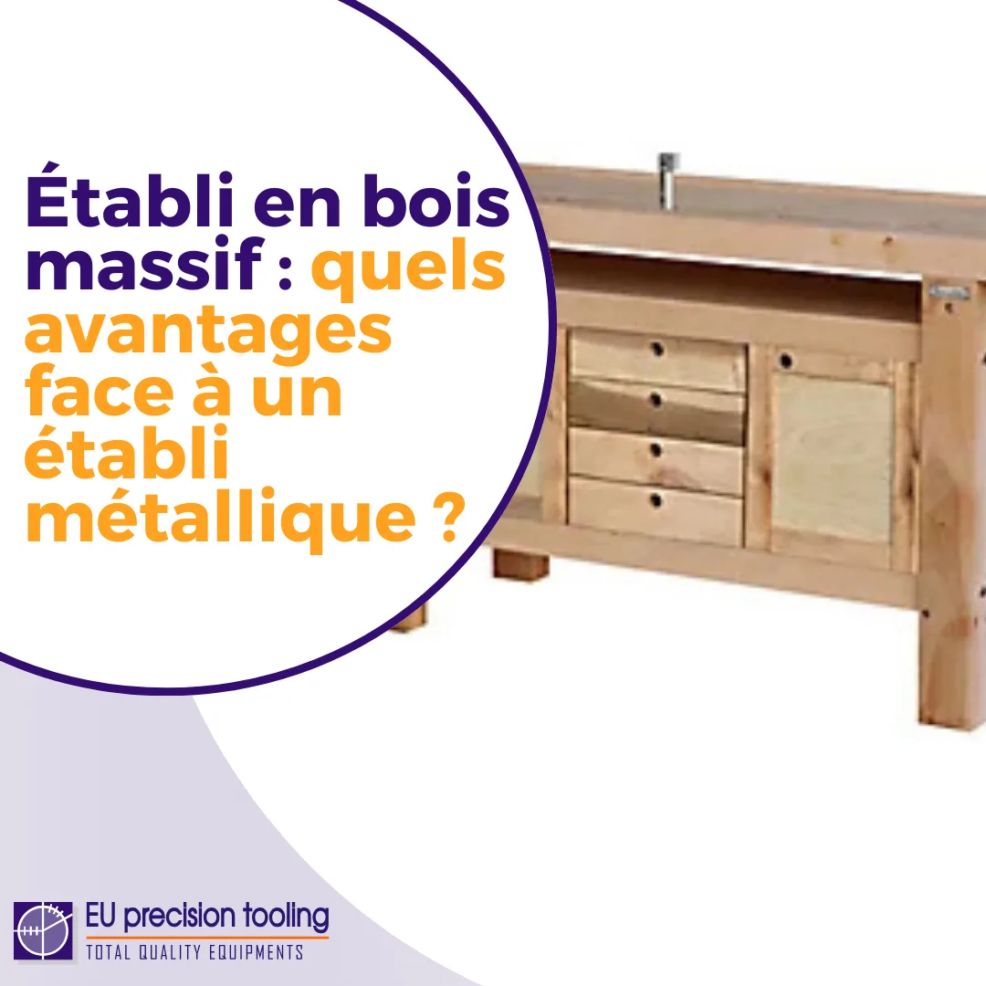 établi en bois massif