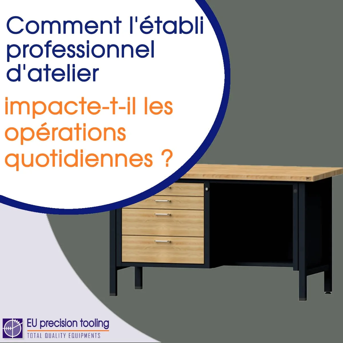 établi professionnel d'atelier