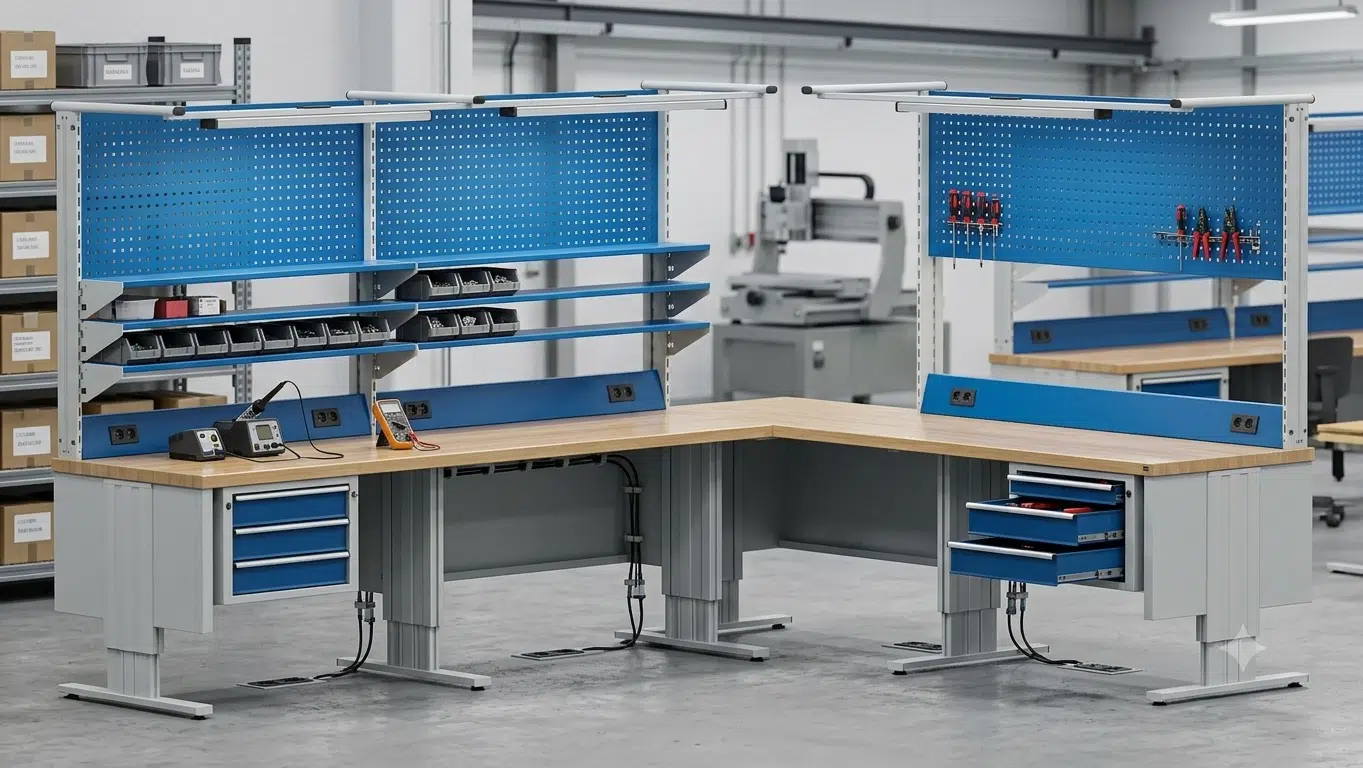 établi réglable en hauteur électrique