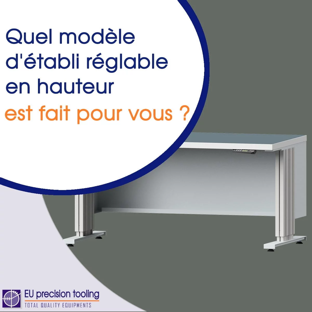 Etabli réglable en hauteur
